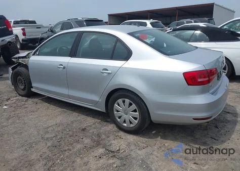 2015 Volkswagen Jetta 2.0L S from USA, damaged, VIN 3VW2K7AJ0FM409329